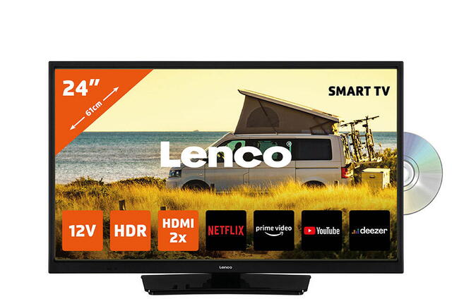 TV Lenco 24&#39;&#39; Smart mit integriertem DVD -12V/230V