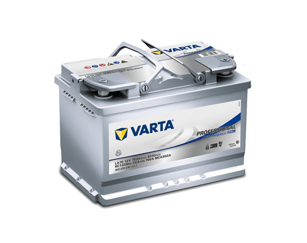 VARTA LA70 – 12 V, 70 Ah (Doppelzweck-AGM)