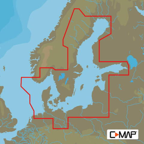 C-Map D299 Max 4-D, Dänemark für Raymarine