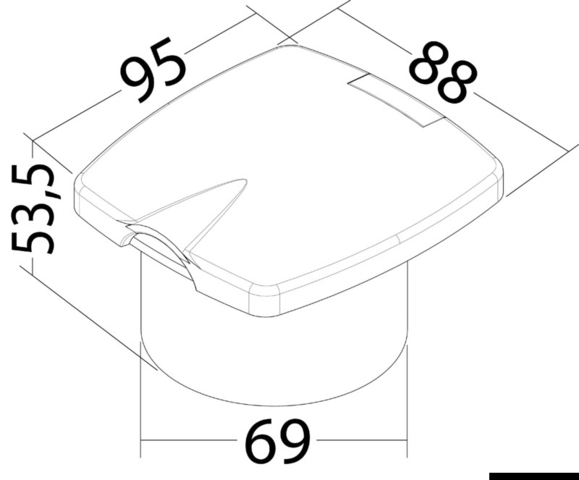 New Edge Einbau-Wasserdruckreduzierung