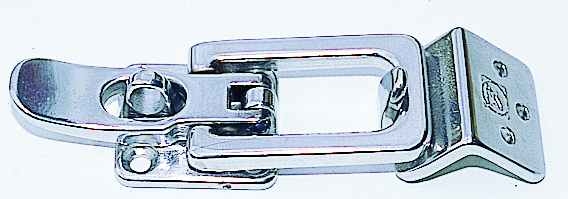Spændeoverfald m/vinkel låsebeslag 89x28mm støbt rf. stål