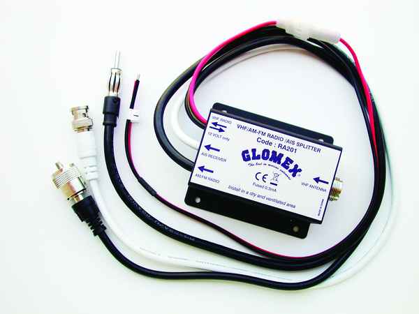 Glomex ra201 VHF/AM-FM/AI-Splitter 12 V