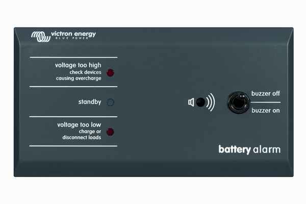 Victron batteri alarm med lyd og lys