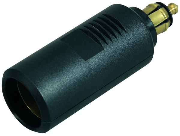 Hanstik klein mit Adapter für Zigarettensteckdose 12/24 Volt 16 Ampere