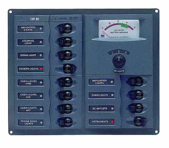 Bep Lux Power Panel 12 Kontakte, 12V