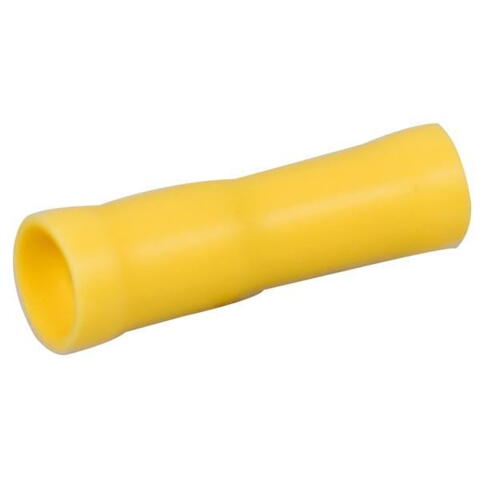 Buchsenstecker rund gelb 5,0mm - 100 Stk
