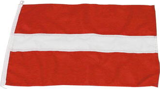Gastflagge Lettland