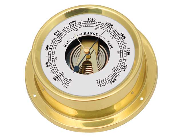 Maritimes Schiffsbarometer Ø 125 mm