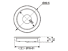 LED forsænket aluminium downlight 89,7 mm