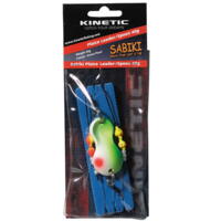 Kinetic Sabiki Plaice Leader/Spoon 40g Hvid/Grøn