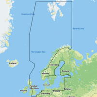 C-Map Y050 Skandinavien søkort til Lowrance, Simrad og B&G