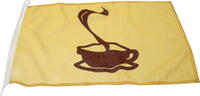 Kaffeflag i 2 forskellige designs 30x45 cm